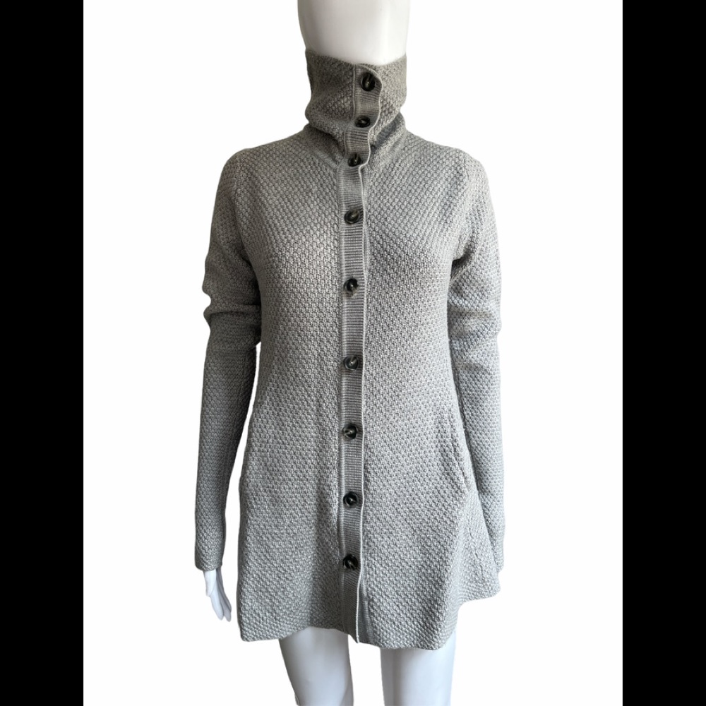 Patagonia Merino Wool Sweater Coat - Women's-Feather Gray-Cardigan SZ Large